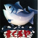 まぐろ立体看板（クリックで拡大）